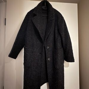 Banana Republic Women's Black Peacoat